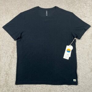 NEW Vuori Strato Tech Tee Mens XL Charcoal Gray Heather V126 Performance TShirt